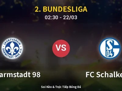 Kết Quả: SV Darmstadt 98 1-1 FC Schalke 04 – Highlight & Bàn Thắng | 2. Bundesliga