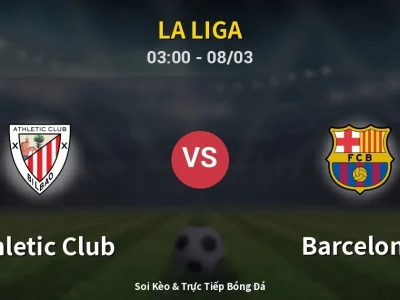 Kết Quả: Athletic Club 0-1 Barcelona – Highlight & Bàn Thắng | La Liga