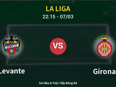 Soi Kèo Levante vs Girona – 22:15 07/03 | Nhận Định, Dự Đoán Tỷ Số