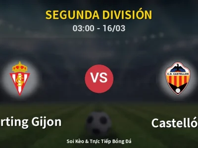Soi Kèo Sporting Gijon vs Castellón – 03:00 16/03 | Nhận Định, Dự Đoán Tỷ Số