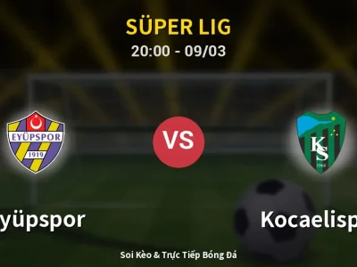 Kết Quả: Eyüpspor 0-1 Kocaelispor – Highlight & Bàn Thắng | Süper Lig