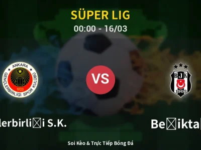 Kết Quả: Gençlerbirliği S.K. 0-2 Beşiktaş – Highlight & Bàn Thắng | Süper Lig