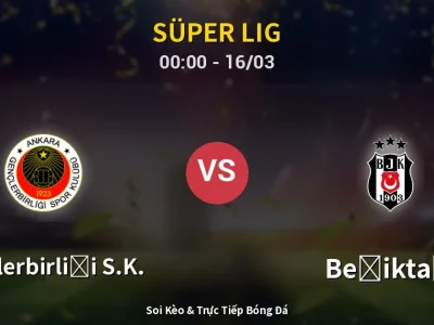Kết Quả: Gençlerbirliği S.K. 0-2 Beşiktaş – Highlight & Bàn Thắng | Süper Lig