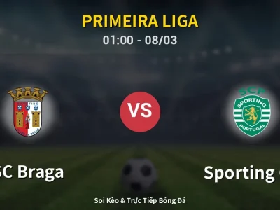 Kết Quả: SC Braga 2-2 Sporting CP – Highlight & Bàn Thắng | Primeira Liga