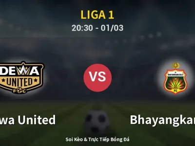 Kết Quả: Dewa United 0-2 Bhayangkara FC – Highlight & Bàn Thắng | Liga 1