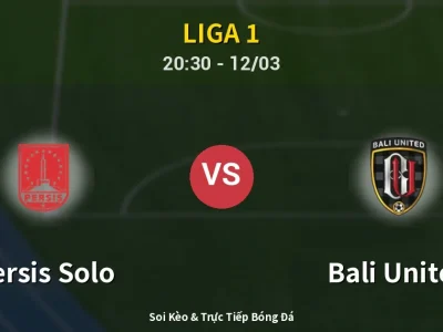 🔴 Trực Tiếp: Persis Solo 0-0 Bali United – Link Xem Liga 1 (Full HD)