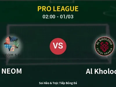 Kết Quả: NEOM 1-2 Al Kholood – Highlight & Bàn Thắng | Pro League