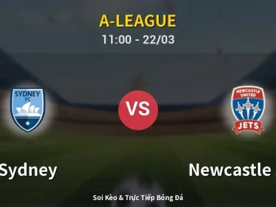 Kết Quả: Sydney 1-2 Newcastle Jets – Highlight & Bàn Thắng | A-League