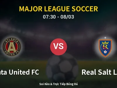 Kết Quả: Atlanta United FC 2-3 Real Salt Lake – Highlight & Bàn Thắng | Major League Soccer