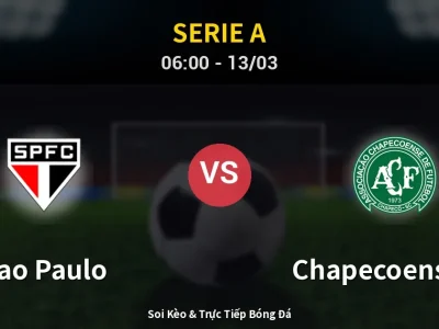 Kết Quả: Sao Paulo 2-0 Chapecoense-sc – Highlight & Bàn Thắng | Serie A