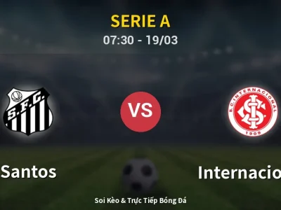 Kết Quả: Santos 1-2 Internacional – Highlight & Bàn Thắng | Serie A