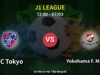 Kết Quả: FC Tokyo 3-0 Yokohama F. Marinos – Highlight & Bàn Thắng | J1 League