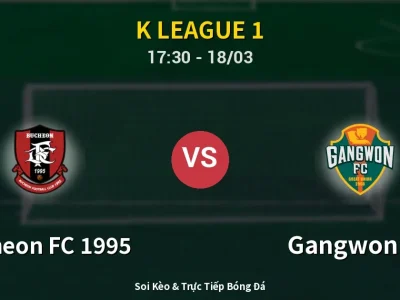 Kết Quả: Bucheon FC 1995 0-0 Gangwon FC – Highlight & Bàn Thắng | K League 1