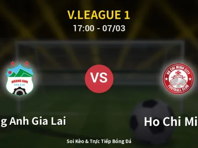 Kết Quả: Hoang Anh Gia Lai 0-1 Ho Chi Minh – Highlight & Bàn Thắng | V.League 1