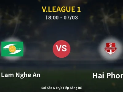 Kết Quả: Song Lam Nghe An 1-0 Hai Phong – Highlight & Bàn Thắng | V.League 1