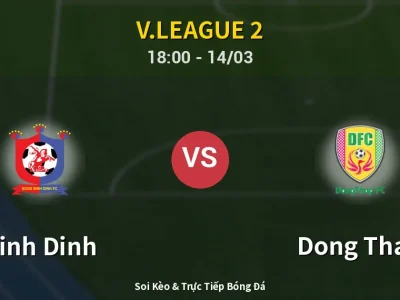 Kết Quả: Binh Dinh 3-1 Dong Thap – Highlight & Bàn Thắng | V.League 2