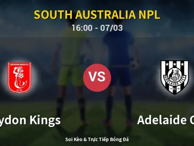 Kết Quả: Croydon Kings 0-4 Adelaide City – Highlight & Bàn Thắng | South Australia NPL