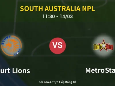 Kết Quả: Sturt Lions 0-1 MetroStars – Highlight & Bàn Thắng | South Australia NPL