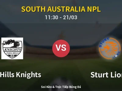 Kết Quả: Para Hills Knights 0-5 Sturt Lions – Highlight & Bàn Thắng | South Australia NPL