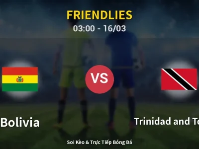 🔴 Trực Tiếp: Bolivia 3-0 Trinidad and Tobago – Link Xem Friendlies (Full HD)