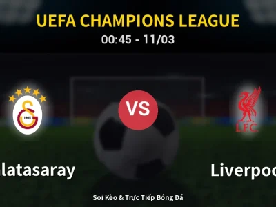 Kết Quả: Galatasaray 1-0 Liverpool – Highlight & Bàn Thắng | UEFA Champions League