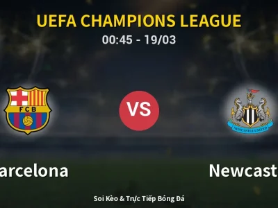 Kết Quả: Barcelona 7-2 Newcastle – Highlight & Bàn Thắng | UEFA Champions League