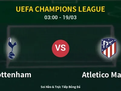 Kết Quả: Tottenham 3-2 Atletico Madrid – Highlight & Bàn Thắng | UEFA Champions League
