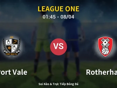 Kết Quả: Port Vale 1-0 Rotherham – Highlight & Bàn Thắng | League One