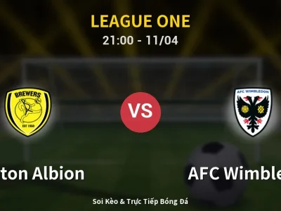 Soi Kèo Burton Albion vs AFC Wimbledon – 21:00 11/04 | Nhận Định, Dự Đoán Tỷ Số
