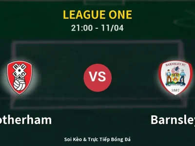 Soi Kèo Rotherham vs Barnsley – 21:00 11/04 | Nhận Định, Dự Đoán Tỷ Số
