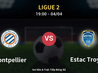 Soi Kèo Montpellier vs Estac Troyes – 19:00 04/04 | Nhận Định, Dự Đoán Tỷ Số