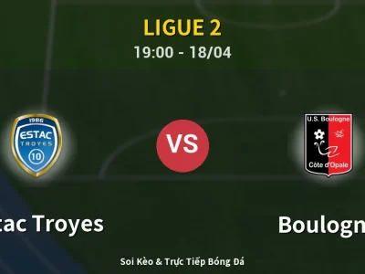 Soi Kèo Estac Troyes vs Boulogne – 19:00 18/04 | Nhận Định, Dự Đoán Tỷ Số
