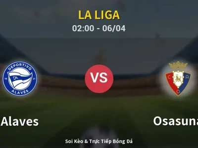 Kết Quả: Alaves 2-2 Osasuna – Highlight & Bàn Thắng | La Liga