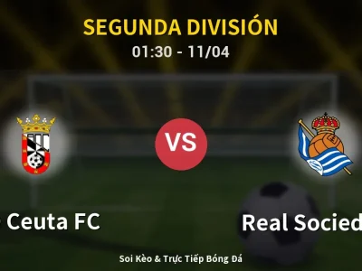 🔴 Trực Tiếp: AD Ceuta FC 0-0 Real Sociedad II – Link Xem Segunda División (Full HD)