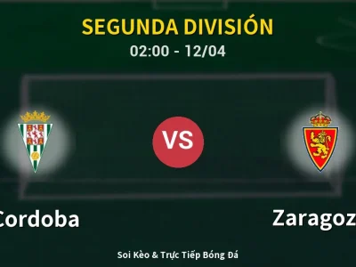 Kết Quả: Cordoba 1-0 Zaragoza – Highlight & Bàn Thắng | Segunda División