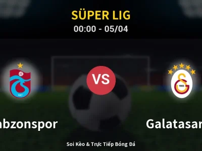 Kết Quả: Trabzonspor 2-1 Galatasaray – Highlight & Bàn Thắng | Süper Lig