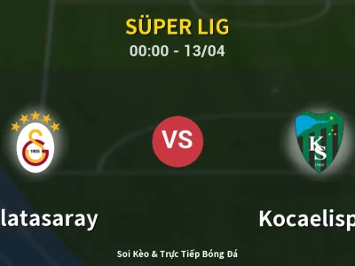 Kết Quả: Galatasaray 1-1 Kocaelispor – Highlight & Bàn Thắng | Süper Lig