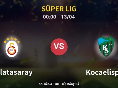 Kết Quả: Galatasaray 1-1 Kocaelispor – Highlight & Bàn Thắng | Süper Lig