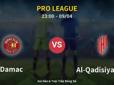 Soi Kèo Damac vs Al-Qadisiyah FC – 23:00 09/04 | Nhận Định, Dự Đoán Tỷ Số