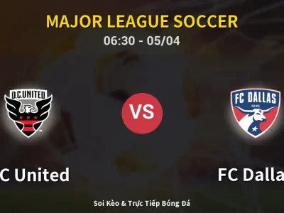 Kết Quả: DC United 0-4 FC Dallas – Highlight & Bàn Thắng | Major League Soccer