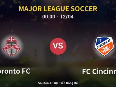 Kết Quả: Toronto FC 1-1 FC Cincinnati – Highlight & Bàn Thắng | Major League Soccer