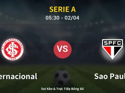Kết Quả: Internacional 1-1 Sao Paulo – Highlight & Bàn Thắng | Serie A