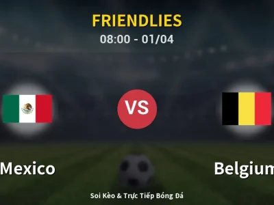 Kết Quả: Mexico 1-1 Belgium – Highlight & Bàn Thắng | Friendlies