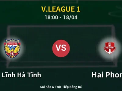 Soi Kèo Hồng Lĩnh Hà Tĩnh vs Hai Phong – 18:00 18/04 | Nhận Định, Dự Đoán Tỷ Số