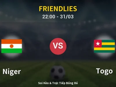 Soi Kèo Niger vs Togo – 22:00 31/03 | Nhận Định, Dự Đoán Tỷ Số