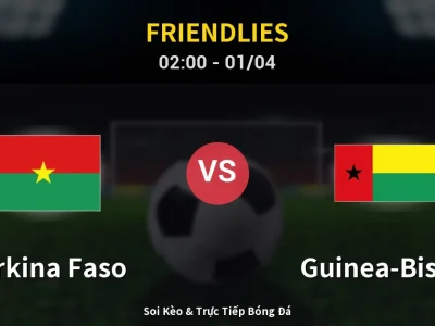 Kết Quả: Burkina Faso 1-1 Guinea-Bissau – Highlight & Bàn Thắng | Friendlies