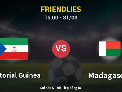 Kết Quả: Equatorial Guinea 1-1 Madagascar – Highlight & Bàn Thắng | Friendlies