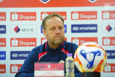 HLV Polking cảnh báo CAHN: 'Đừng mắc bẫy' sau chiến thắng 6-1 trước Tampines Rovers 1